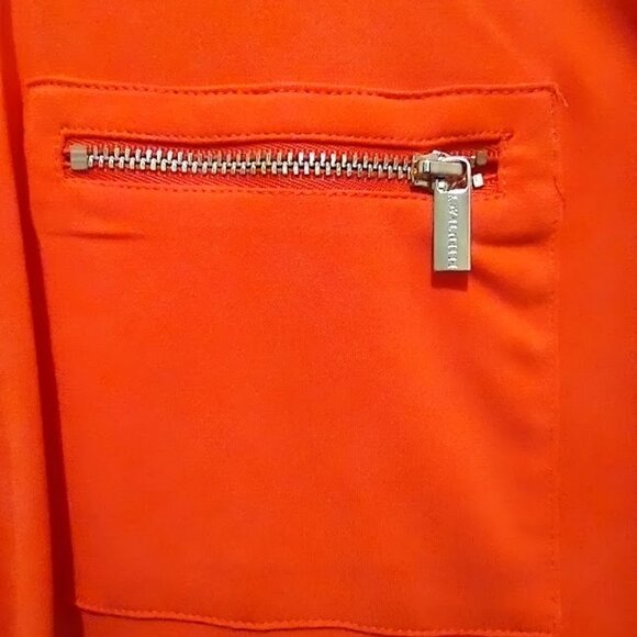 Ellen Tracy Tangerine Top - Picture 4 of 6